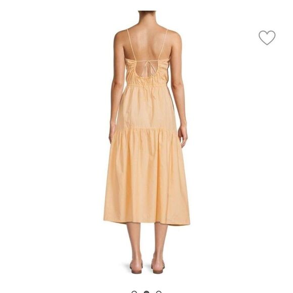 VINCE Ruched Midi Cami Dress - Picture 2 of 8